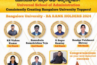 🏆 Universal’s Winning Streak Continues: Celebrating Our 2024 Bangalore University Rank Holders!