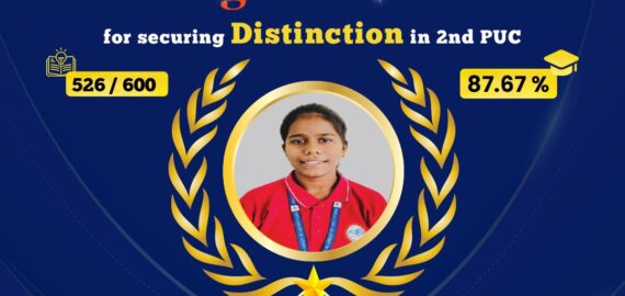 🌟 Dream Big, Achieve Bigger: Saddala Vasudha’s Success Story at Universal Pre-University College!