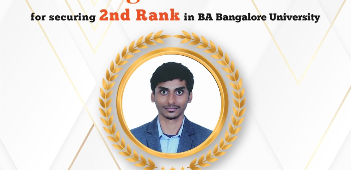 ✨ Dreaming Beyond Borders: Telangana Student Secures Bangalore University 2nd Rank Through Civil Services-Focused Program