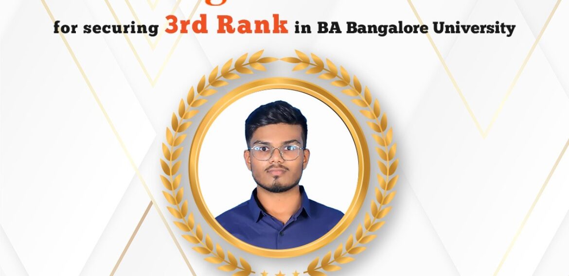 🥇 Rising to the Top: How R Sagar Kamlay Achieved 3rd Rank with Universal School of Administration