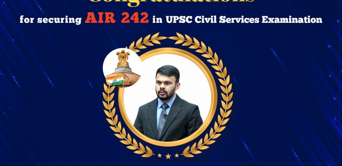 🏆 Rahul Shekhar Secures AIR 242 in UPSC CSE 2023 – A Testament to Universal Coaching Centre’s Mentorship Excellence