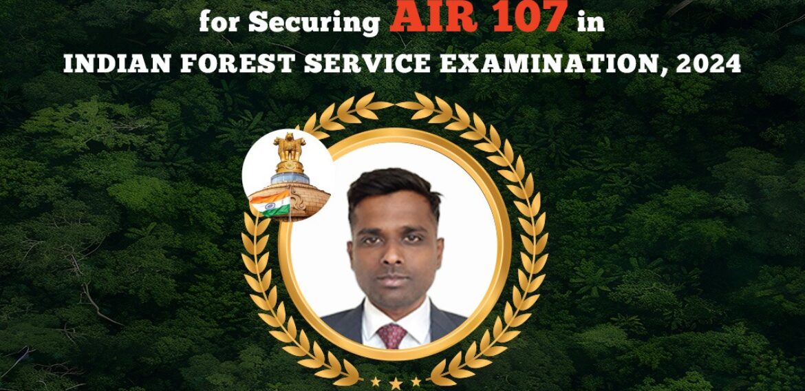 🌟 From Forest Dreams to National Glory: Abusaliya Secures AIR 107 in IFS 2024!