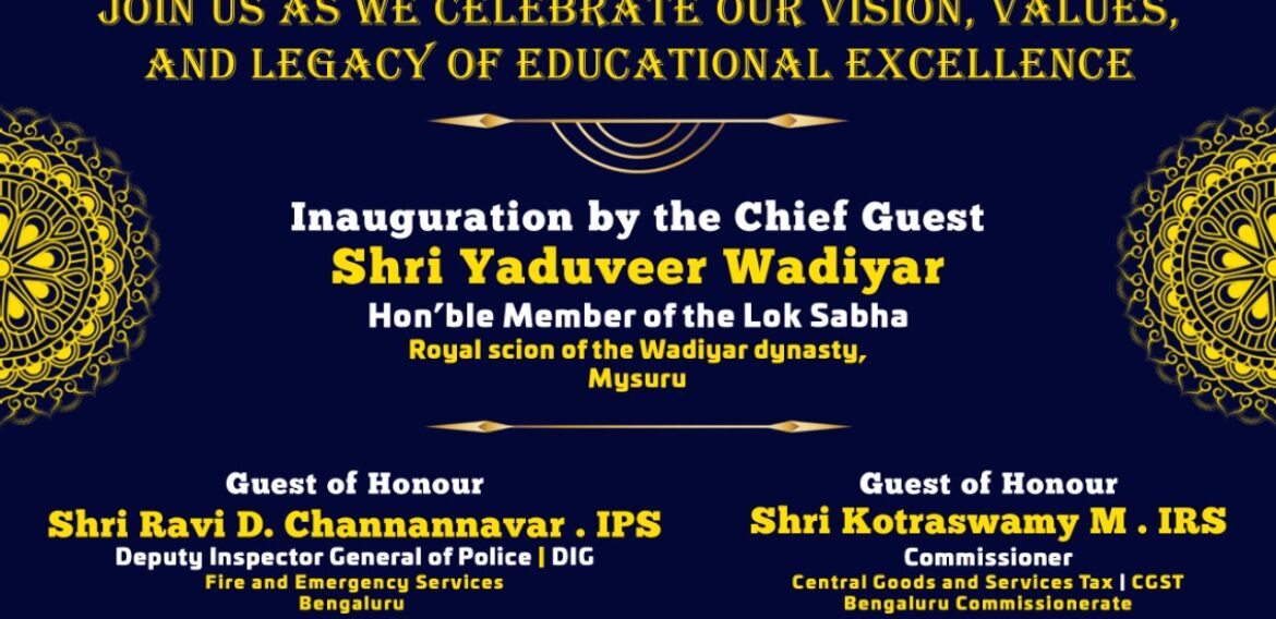 Founders’ Day Invitation | Universal Group of Institutions