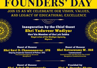 Founders’ Day Invitation | Universal Group of Institutions